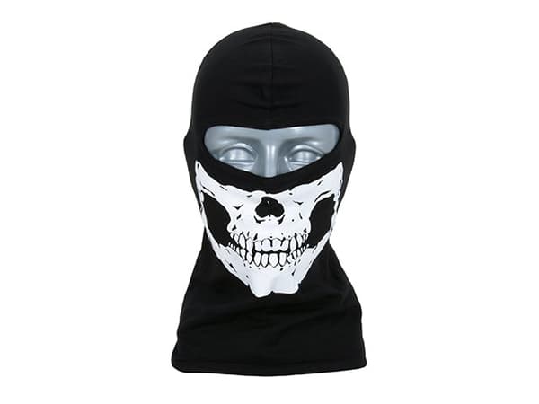 8FIELDS - Ansiktsmask / Balaclava - skull Svart