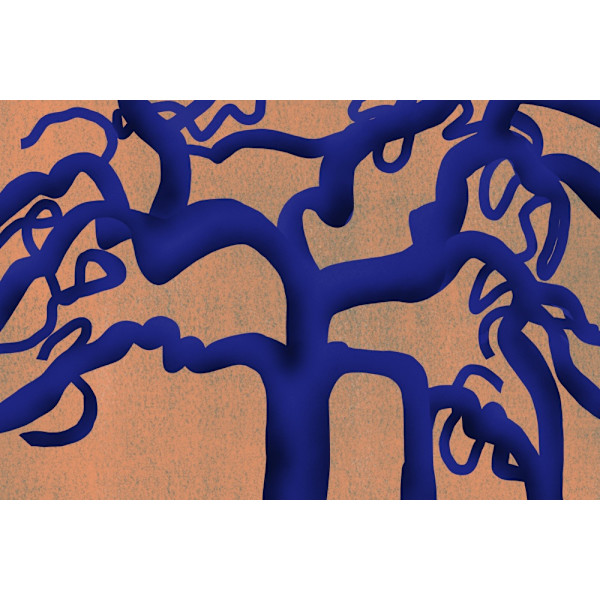 Blue Tree MultiColor 21x30 cm
