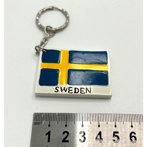 Sverige flag nøglering