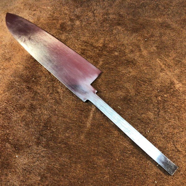 Knivblad Blankt - kökskniv grå