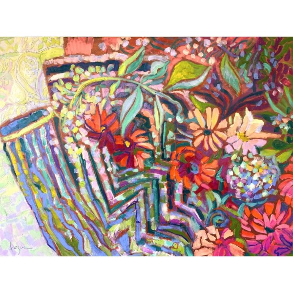 Df1423meanderinggardenpath MultiColor 70x100 cm