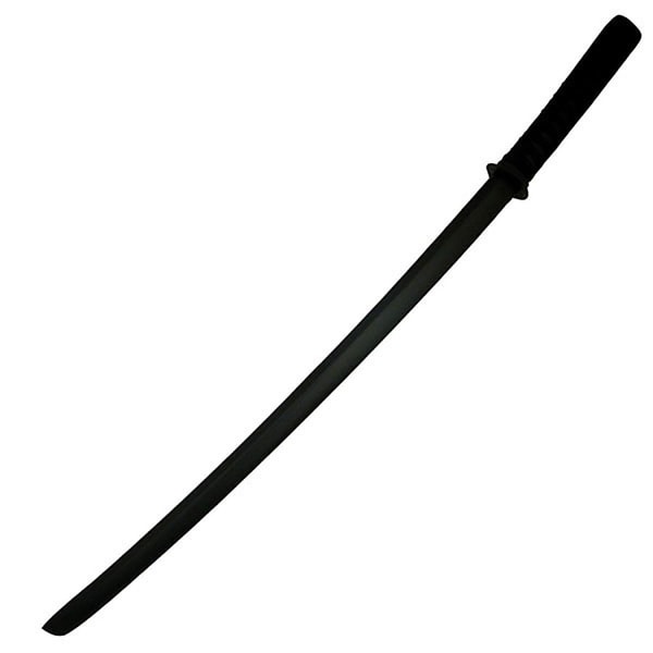 1806BK Samurai træ træningssværd 39" samlet Black