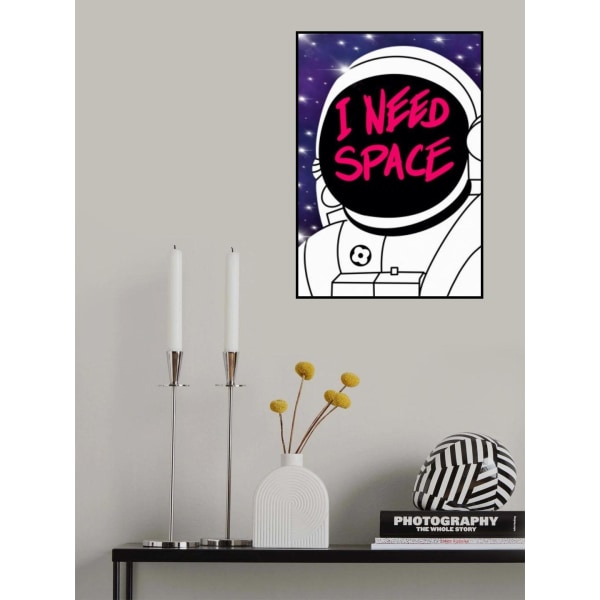 I Need Spece MultiColor 30x40 cm