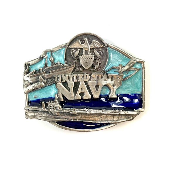 Belt Buckle - US Navy Multicolor