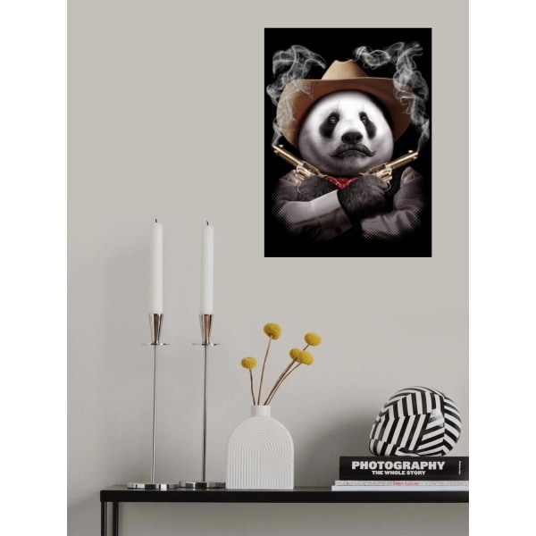 Panda Crossgun MultiColor 70x100 cm