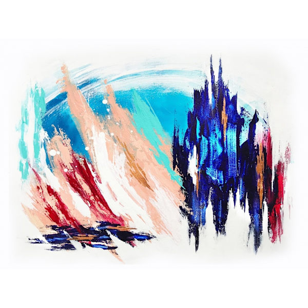 Vintage Beach MultiColor 21x30 cm