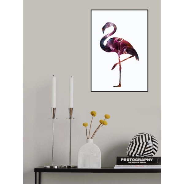 Flamingo Silhouette MultiColor 21x30 cm