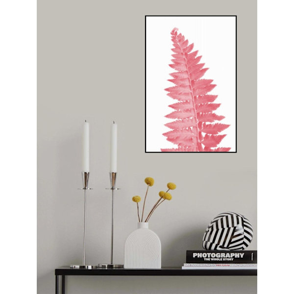 Pink Fern Leaf MultiColor 30x40 cm