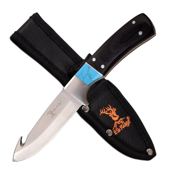 ELK RIDGE - ER-200-08BL - FIXED BLADE KNIFE Blå