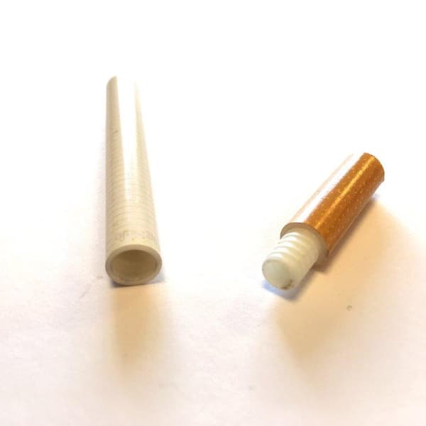 Hidden storage in plain items - fake cigarette White