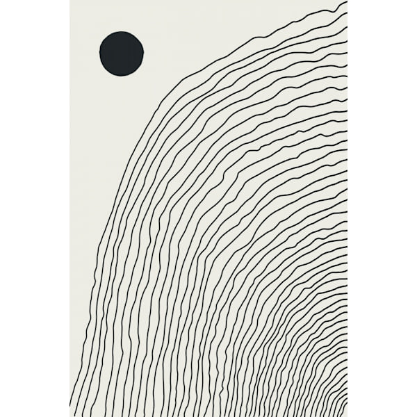 Boho Lines -sarja 4 MultiColor 30x40 cm