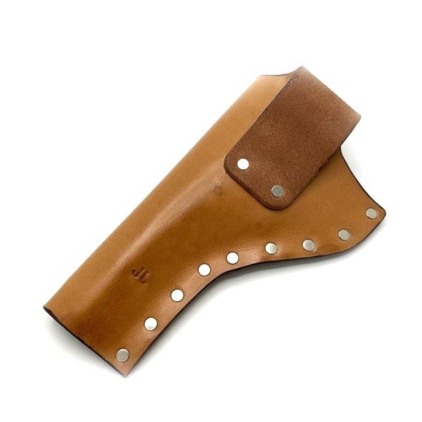 JJ Custom Works - Colt .45 Peacemaker Holster - Right - 4.75" - Natural - Plain - Nickel Studs Right side - 4,75"