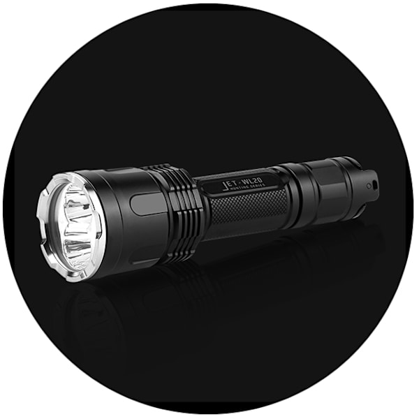 HELT NY 2018! NITEYE av JETBeam - WL20 flerfärgad 1000 lumen Svart