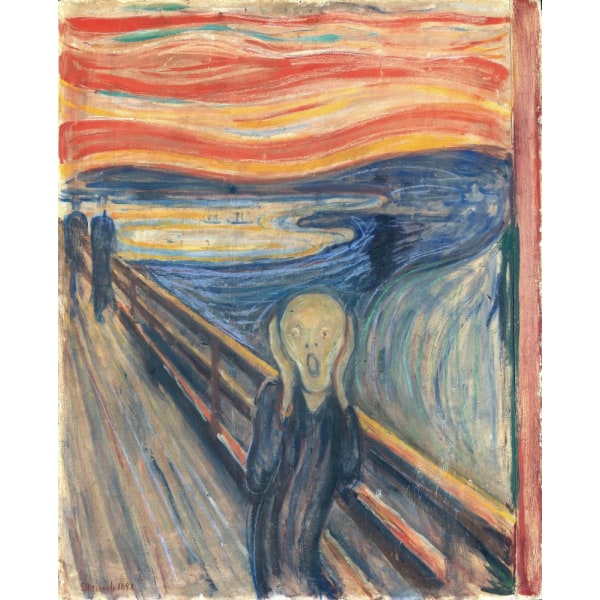 Huuto - The Scream MultiColor 21x30 cm