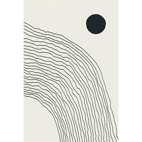 Boho Lines Series 5 MultiColor 50x70 cm