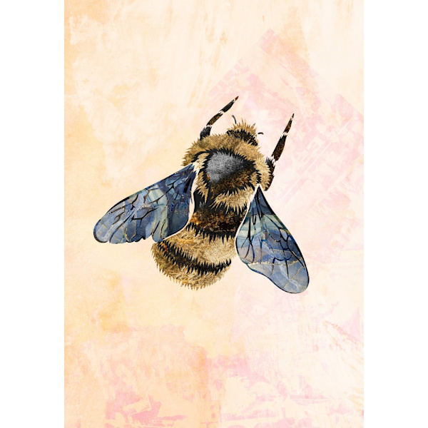 Rustic Bee MultiColor 70x100 cm