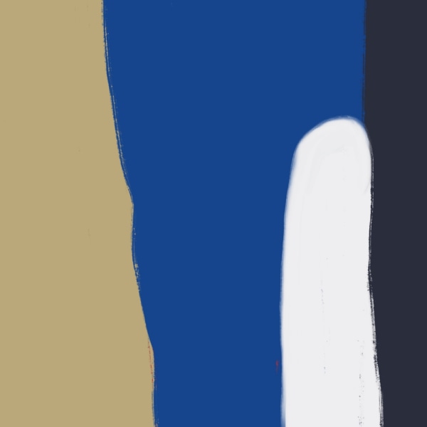 Abstract Color Block Composition X MultiColor 21x30 cm