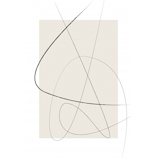 Beige Abstract MultiColor 21x30 cm