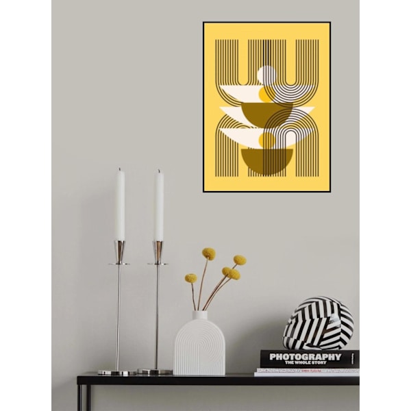 Mid Century In Yellow MultiColor 21x30 cm