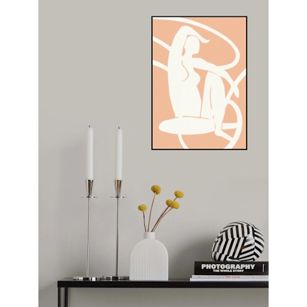Pictufy Studio Woman Line Peach Fuzz MultiColor 50x70 cm