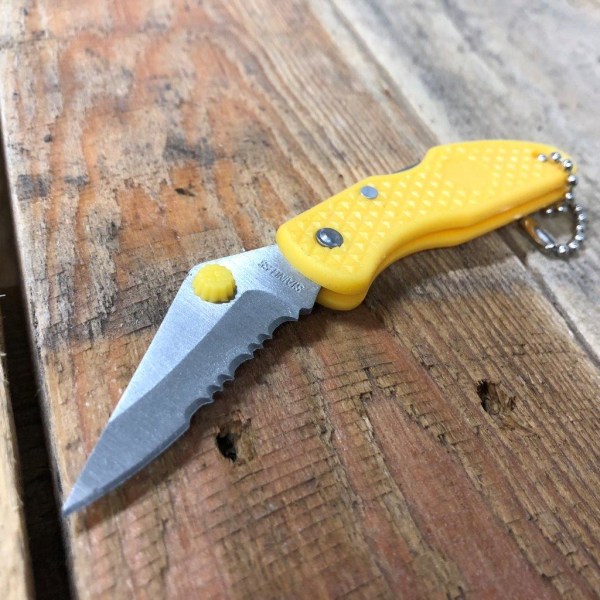 Master Cutlery - simple and good Folding knife Yellow Gul 1