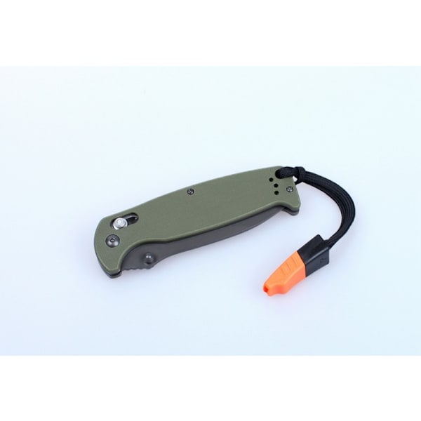 GANZO G7413 green stonewashed with whistle - knife folding knife grön