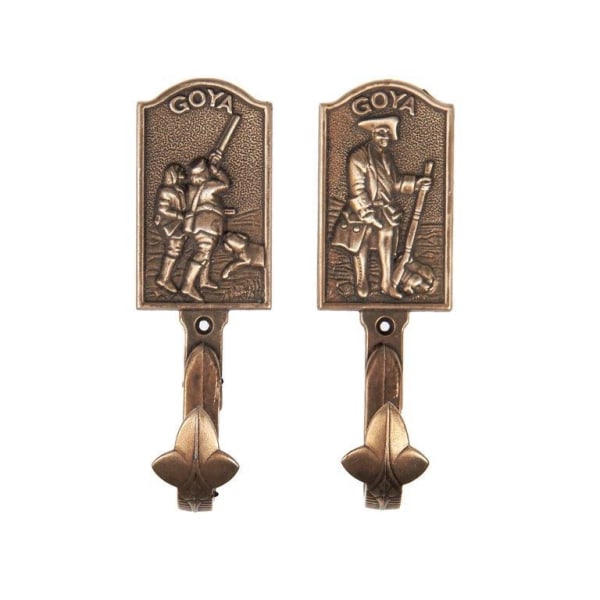 Kolser - Dekorativa krokar för upphänging - Goya 2-pack Brons