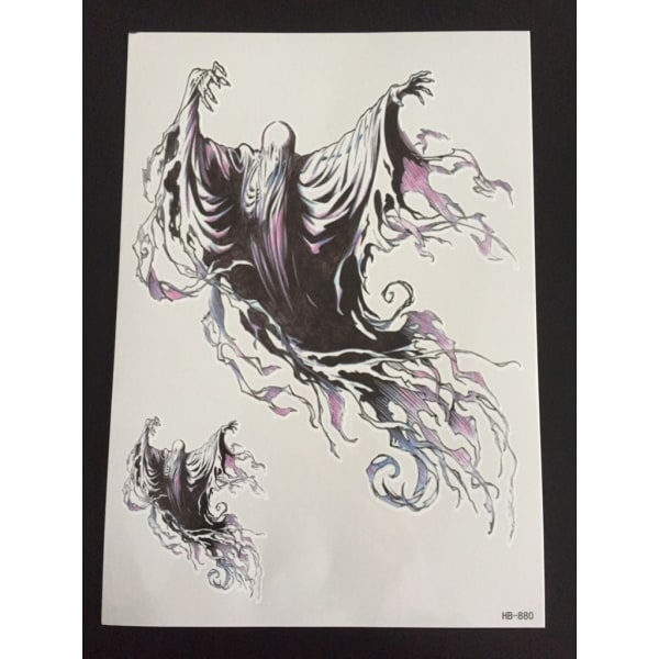 Tillfällig Tatuering 21 x 15cm - dementor