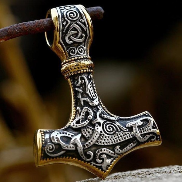 Vedhæng - Nordisk Mytologi - Thors Hammer - Mjolnir