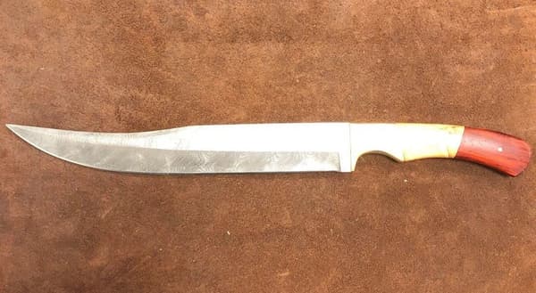 HÅNDLAGET CUTTER DAMASCUS / JAKTKNIV Brown