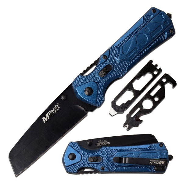 MTECH USA MT-1104 MANUAL FOLDING KNIFE Blue blue