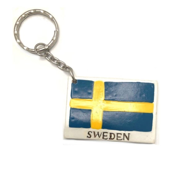 Nyckelring Sverige flagga