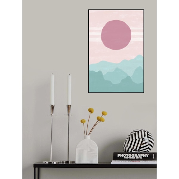Pink Sunset MultiColor 21x30 cm