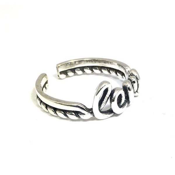 Genuine silver ring, S925, Love