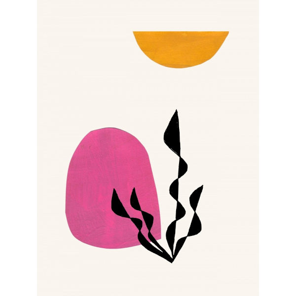 Outerspace Plant MultiColor 70x100 cm