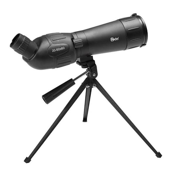 ROCKY Spooting scope 20-60x60 including table stand Black