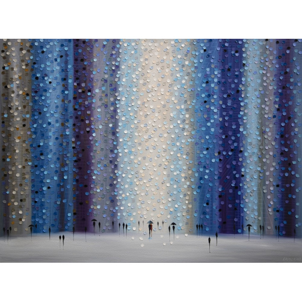 Rainy City For Us MultiColor 70x100 cm