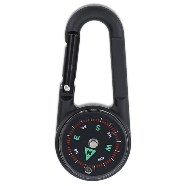 Kompassi ja lämpömittari karbinerhakella Black 60fd | Black | 75 | Fyndiq