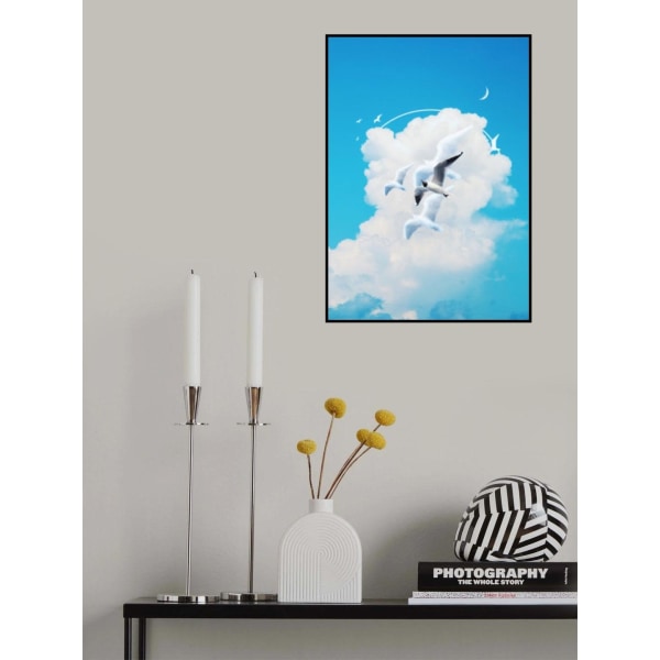 Fly Free Birds Cloud MultiColor 70x100 cm