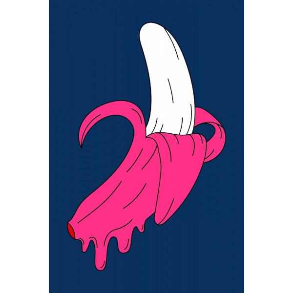 Melting Banana MultiColor 30x40 cm