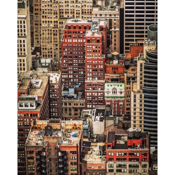 Multi Colour Manhattan MultiColor 21x30 cm