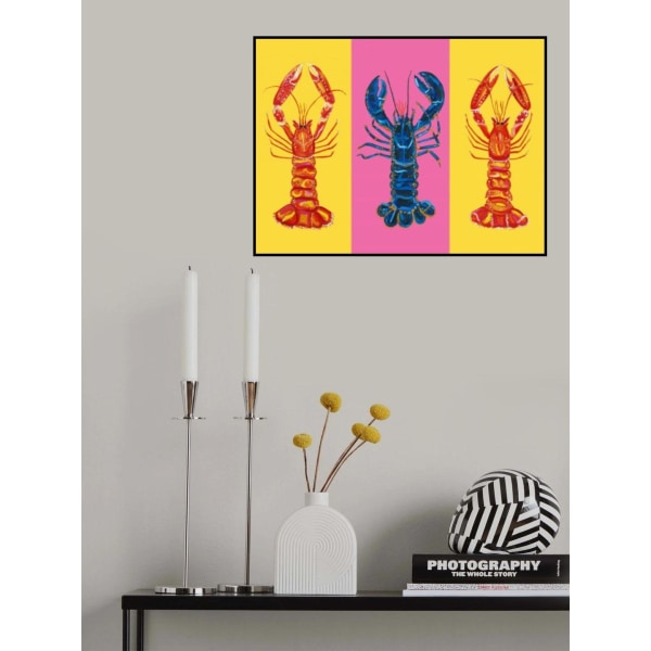 Lobster Langoustines Pop Art 2 MultiColor 21x30 cm