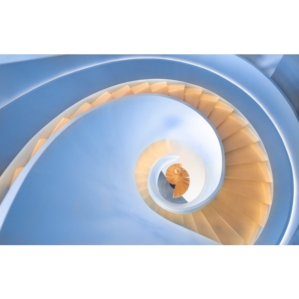 Spiral Stairs MultiColor 21x30 cm