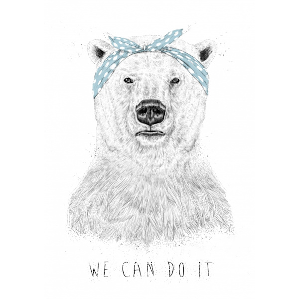 We Can Do It MultiColor 70x100 cm