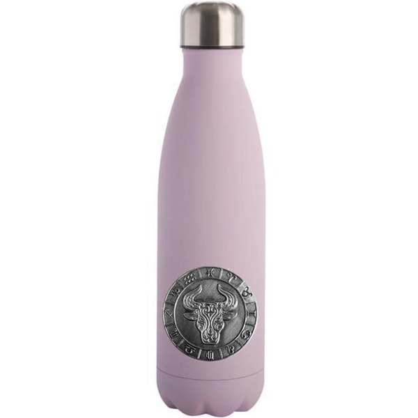 Vandflaske med stjernetegn - Taurus pink