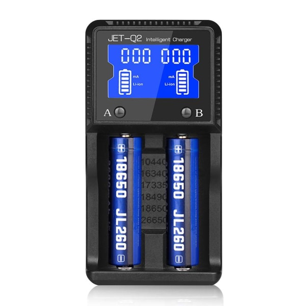 NITEYE by JETBeam - JET-Q2 Smart Batteriladdare Svart