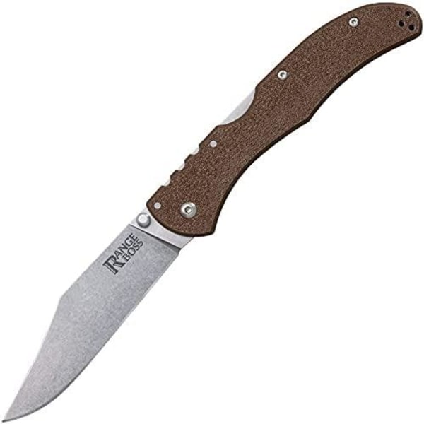 COLD STEEL - RANGE BOSS FLAT DARK EARTH FÄLLKNIV - 20KR9 Brun