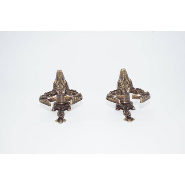 Kolser - Decorative hooks for hanging - deer 2-pack Antique brass