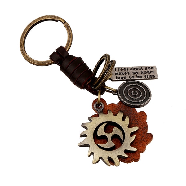 Vacker nyckelring i Steampunk-stil - sol