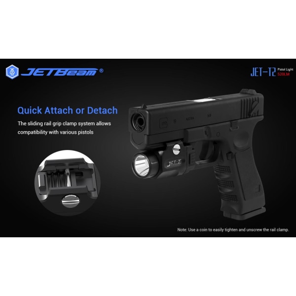 NITEYE by JETBeam - JET-RRT1 950 LM SST40 N4 BC flashlight Black